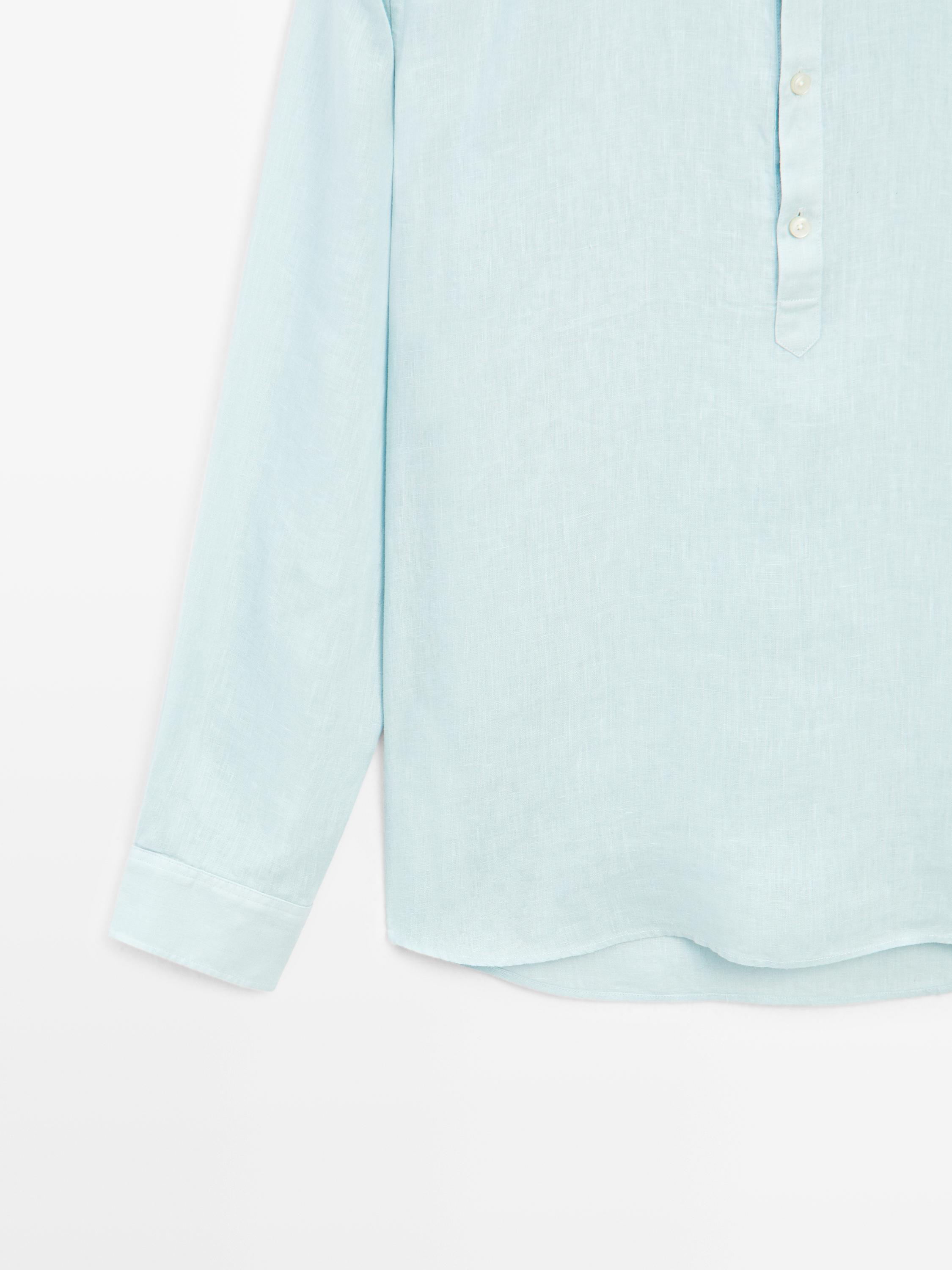 100% linen shirt